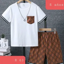 Pulover y short naranja oscuro 