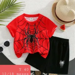 Short negro pulov spiderman 