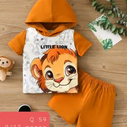Short pulov de Leon con gorro 