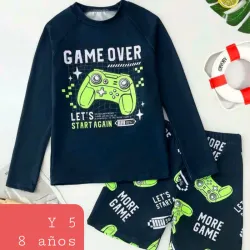 Traje de baño varon de atrais Game Over 