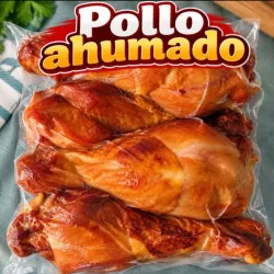 Bolsas de pollo ahumado aproximadamente casi 2.5 lbs