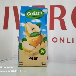 Cajas de jugo 1 lt pera
