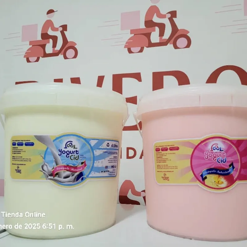 Cubetas de yogurt
