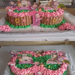 Kake en bandeja