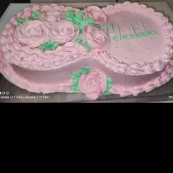 Kake en bandeja