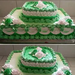 Kake tamaño bandeja de 2 pisos(DISPONIBLES EN CUMANAYAGUA)