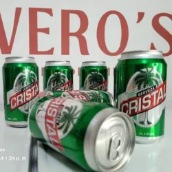 Latas de cerveza Cristal