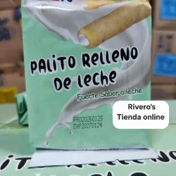 Palitos rellenos de leche