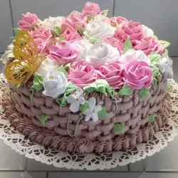 Panetela con decoración(cesta)(DISPONIBLES EN CUMANAYAGUA)