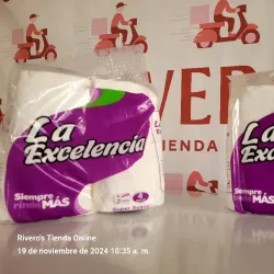Paquete de papel higiénico 4 rollos