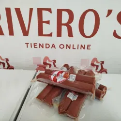 Paquetes de chorizos ahumados