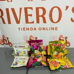Paquetes de refresco Piñata cóctel y piña 8 lts
