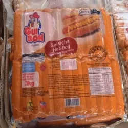 Salchichas de 3 kg (aproximado a 60 unidades)