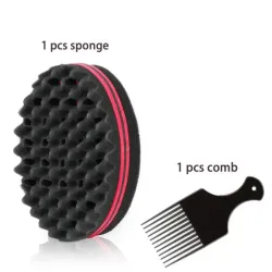 Kit de esponja definidoras + peineta