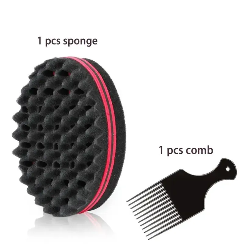 Kit de esponja definidoras + peineta