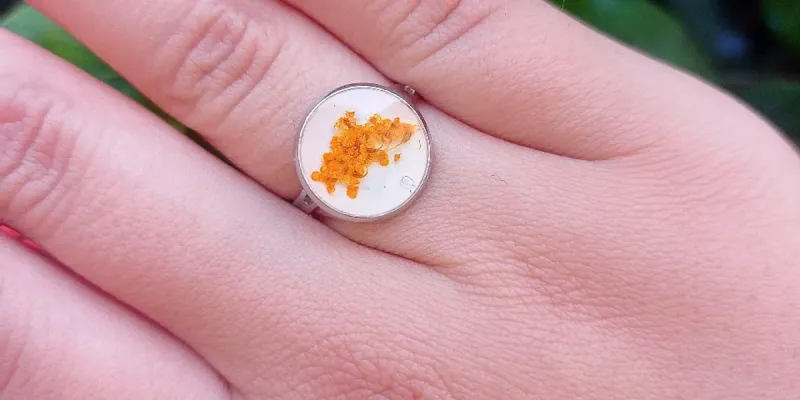 Anillos de flores naturales 