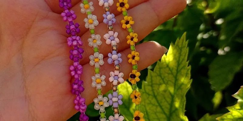 Pulsera de flores