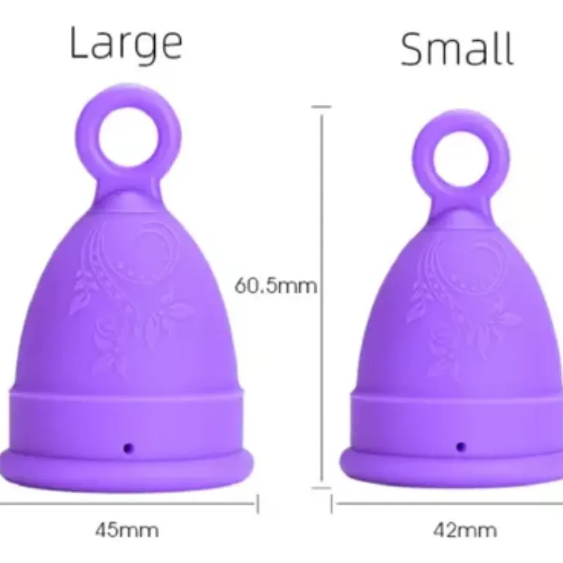 Copa menstrual AneerCare 2 unidades con vaso esterilizador y bolsita