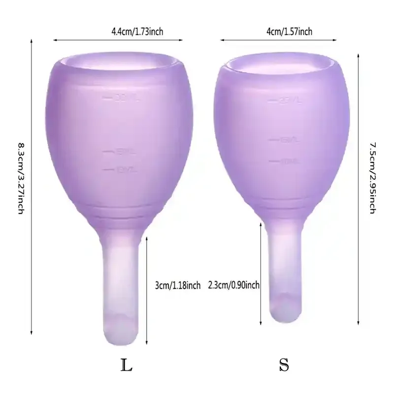 Copa Menstrual con válvula