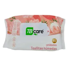 Paquete de Toallitas húmedas 60 unidades TB Care