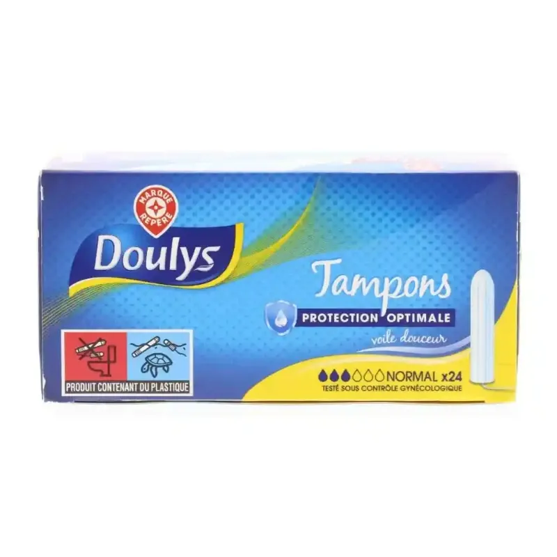Tampones Menstruales Doulys REGULAR caja 24 unidades (no sueltos)