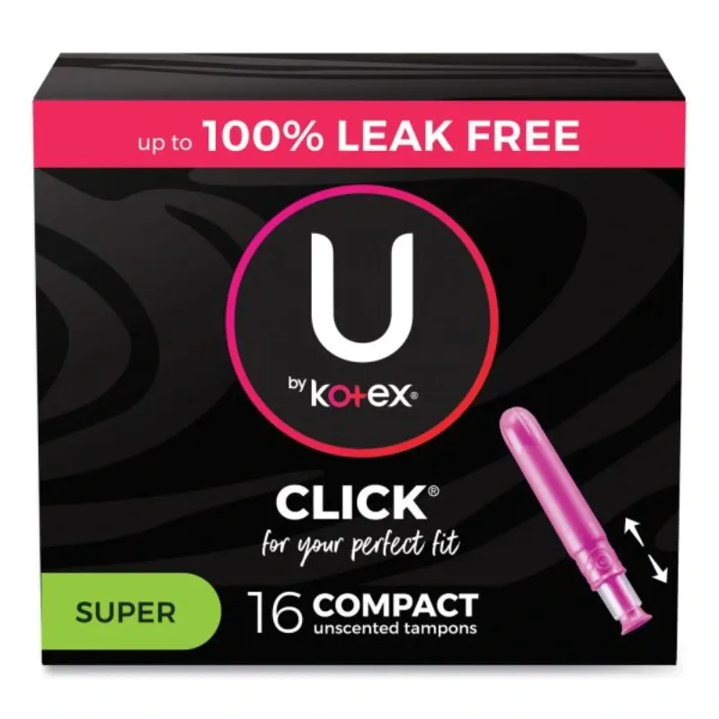 Tampones Menstruales Kotex SUPER caja 16 unidades (no sueltos) 
