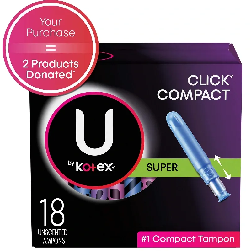 Tampones Menstruales Kotex SUPER caja 18 unidades (no sueltos)
