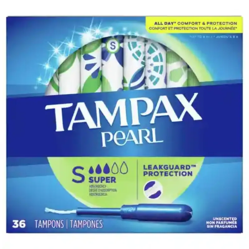 Tampones Menstruales Tampax Pearl SUPER por unidades (no cajas)