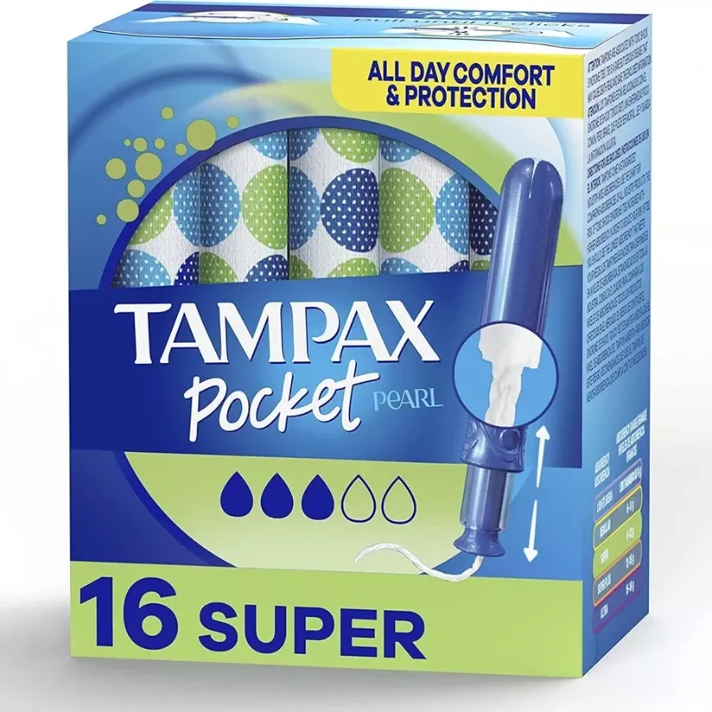 Tampones Menstruales Tampax Pocket SUPER por unidades (no cajas)