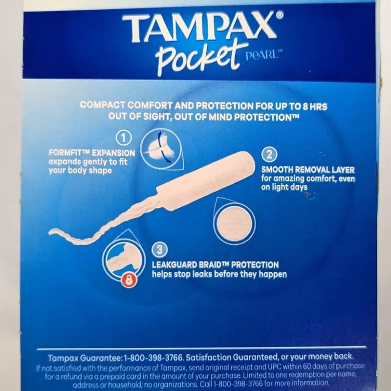 Tampones Menstruales Tampax Pocket SUPER por unidades (no cajas)