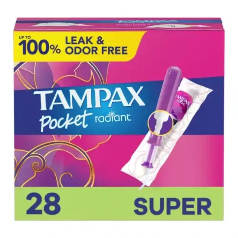 Tampones Menstruales Tampax Radiant SUPER por unidades (no cajas)