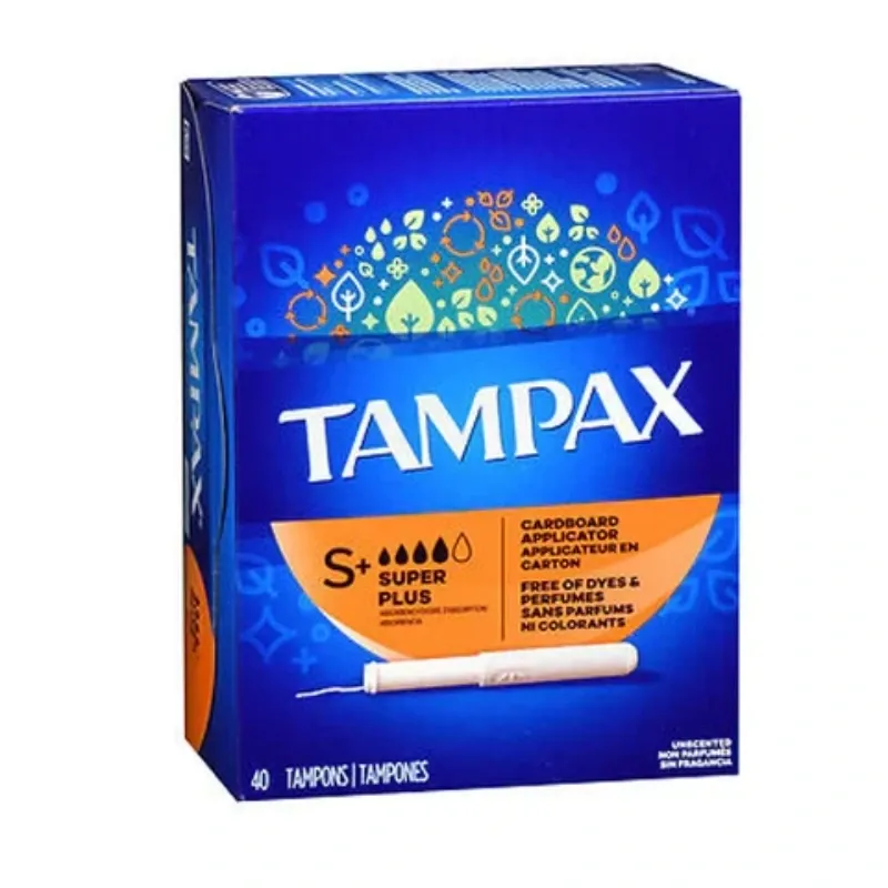 Tampones Menstruales Tampax SUPERPLUS caja de 40 unidades (no sueltos)