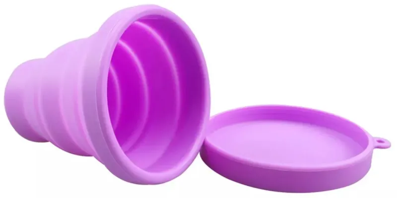 Esterilizador de Copa y Disco menstrual (taza de viaje) 150ml 