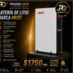 Batería de Litio Marca Must