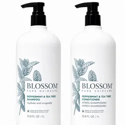 Blossom Pure Haircare Peppermint & Tea Tree Shampoo
