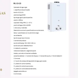 Calentador de Agua a Gas