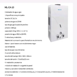 Calentador de Agua a Gas
