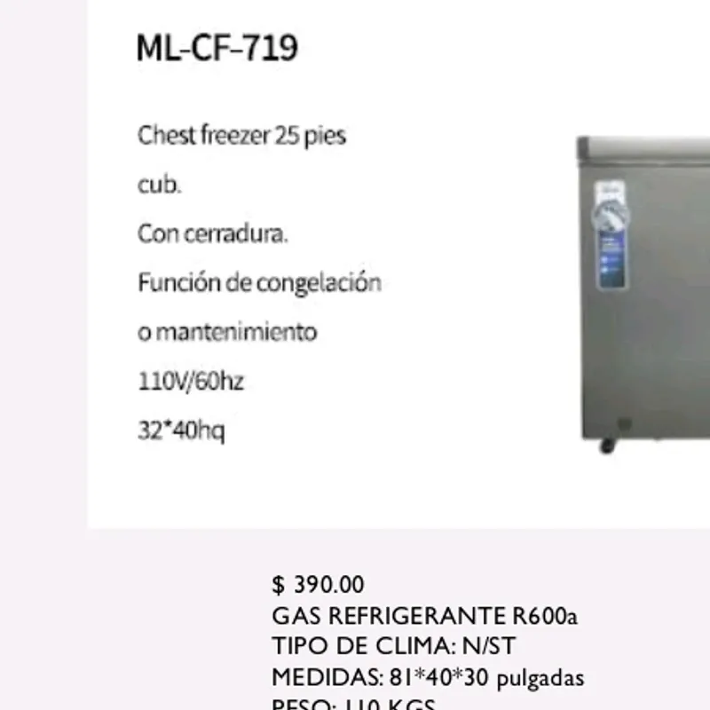 Congelador