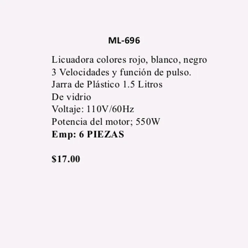 Licuadora
