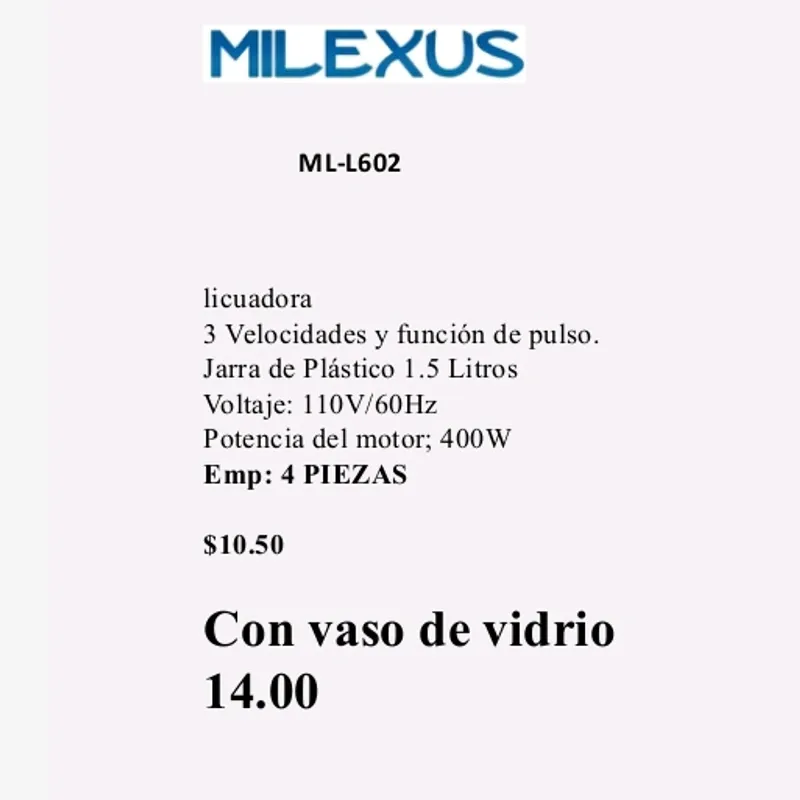 Licuadora