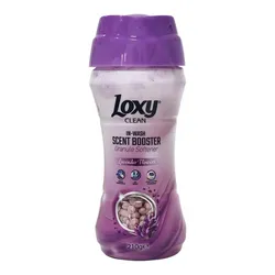 Loxy Clean In-Wash Scent Booster, un potenciador de aroma y suavizante en gránulos para la ropa con fragancia de flores de lavanda