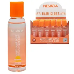Nevada Anti-Hair Loss Hair Gloss 15 en 1 (brillo capilar anticaída con aloe vera, colágeno y extracto de frutas)