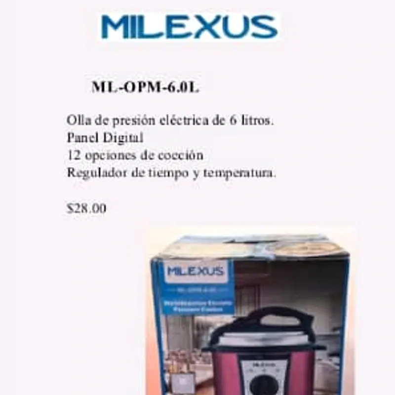 Olla de Presión 6 Lt