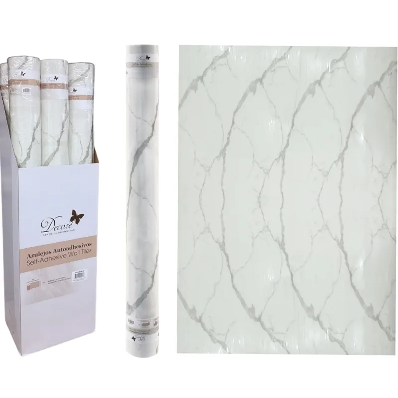 Papel Adhesivo Decorativo Mármol Blanco