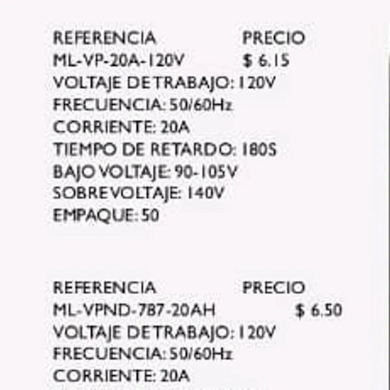 Regulador de Voltaje 120 V