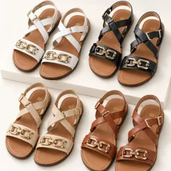 Sandalias con Amarre de Mujer