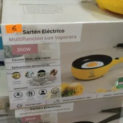 Sartén Eléctrico Multifunción con Vaporera 350 W