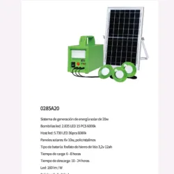 Sistema de Generación de Energía Solar
