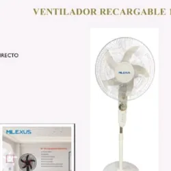 Ventilador Recargable