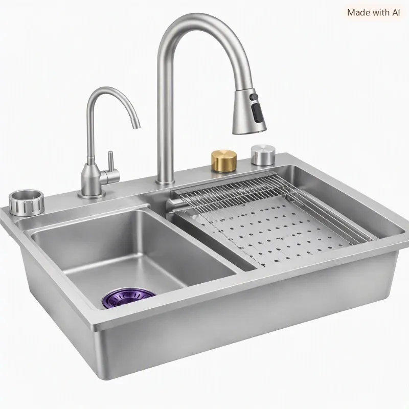 11096 Fregadero Semi Inteligente Plateado 68×45
